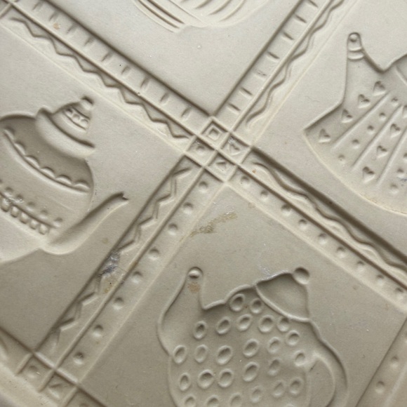 1996 Brown Bag Cookie & Craft Mold Hill Design Teapot Pattern Mold with Tags NWT - Picture 14 of 14